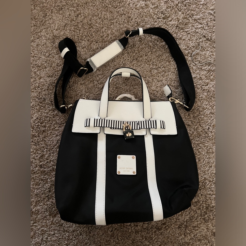 Henri Bendel Striped Bag/Backpack OPEN TO OFFERS